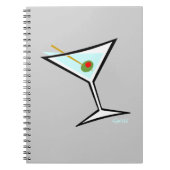 Cool Martini met Pimento Olive Notitieboek (Voorkant)