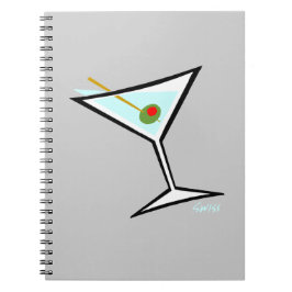 Cool Martini met Pimento Olive Notitieboek