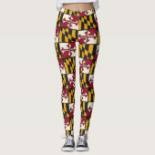 Cool Maryland Flag Leggings (Voorkant)