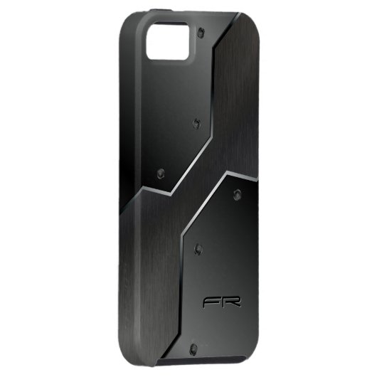 Cool Masculine Metallic Geometric Design Case-Mate iPhone Case (Back/Rechts)