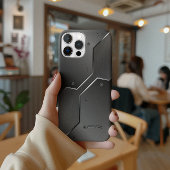 Cool Masculine Metallic Geometric Design Case-Mate iPhone Case