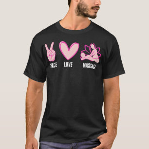 Cool Massage Therapist Design voor Mannen Vrouwen  T-shirt