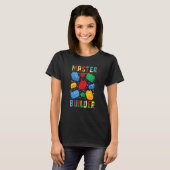 Cool Master Builder Building Blocks Mannen Vrouwen T-shirt (Voorkant volledig)