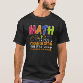 Cool Math For Men Women Mathematics Number Math T-shirt (Voorkant)