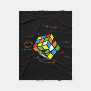 Cool Math Rubik Rubix Rubics Speler Kubus Wiskunde Fleece Deken