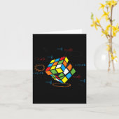 Cool Math Rubik Rubix Rubics Speler Kubus Wiskunde Kaart (Gele Bloem)