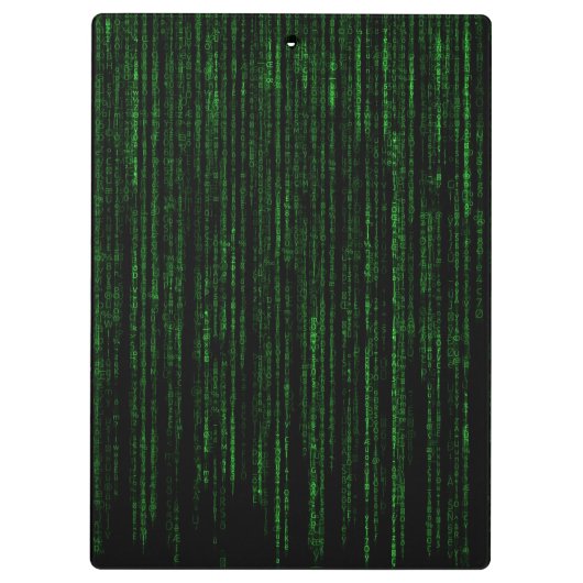 Cool Matrix-effect Klembord (Achterkant)