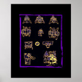 Cool Mayan Design Poster (Voorkant)