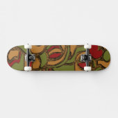 Cool Mayan Hiërogliefen Design Skateboard (Horizontaal)