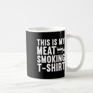 Cool Meat Smoking Art voor mannen vrouwen BBQ Gril Koffiemok