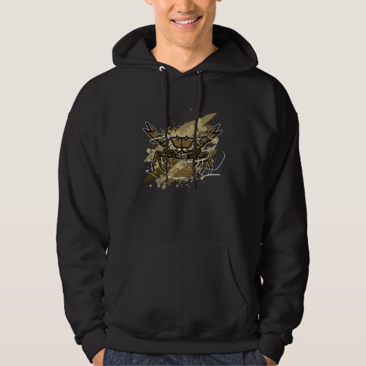 Cool mechanical Crab  1 Hoodie (Voorkant)