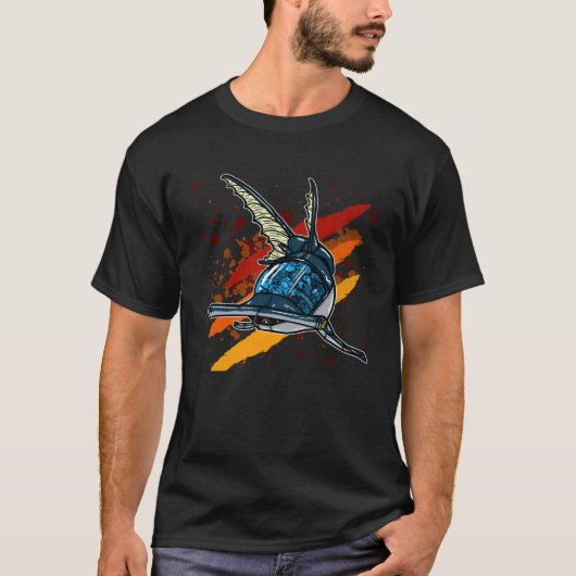 Cool mechanical Shark T-shirt (Voorkant)