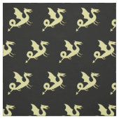 Cool Medieval Dragon Pattern Stof (Swatch)