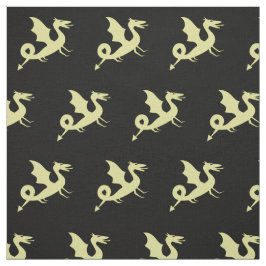 Cool Medieval Dragon Pattern Stof