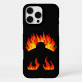 Cool Meeple On Fire Bordspellen iPhone Hoesje (Achterkant)