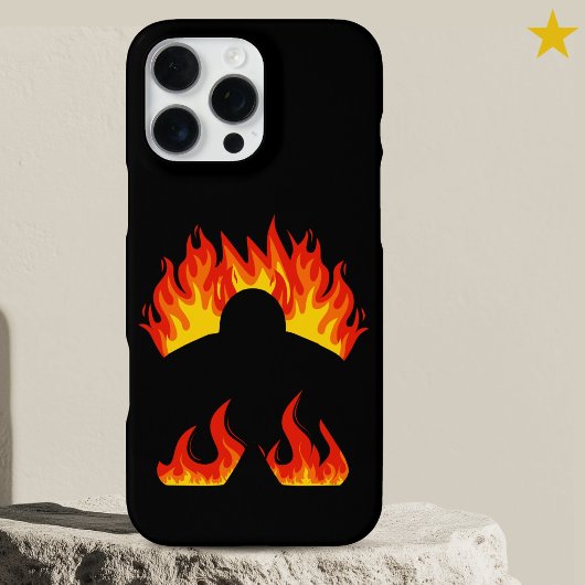 Cool Meeple On Fire Bordspellen iPhone Hoesje
