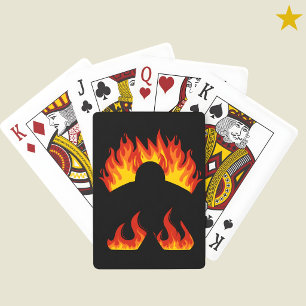 Cool Meeple Op Brand Bordspellen Pokerkaarten