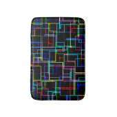 COOL Meerkleurig Gestreepte Patroon Badmat (Voorkant Verticaal)
