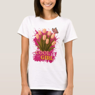 Cool meisje ontwerp voor vrouwen, Meisjes T-shirt