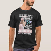 Cool Meisje uit Berkeley Stad Trots Berkeley Meisj T-shirt (Voorkant)