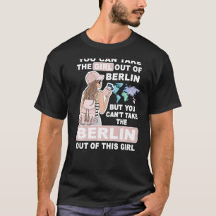Cool Meisje uit Berlijn Stad Trots Berlijn Meisje T-shirt