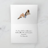 COOL MEISJE VERJAARDAG KAART (Binnen)