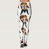 Cool Meisje Zingt Karaoke Thunder_Cove Leggings (Achterkant)