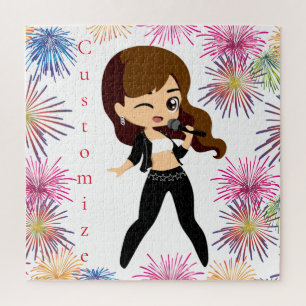 Cool Meisje Zingt Karaoke Thunder_Cove Legpuzzel