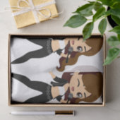 Cool Meisje Zingt Karaoke Thunder_Cove Tissuepapier (Geschenk)