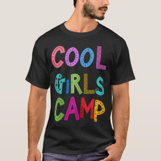 Cool Meisjes Camping Liefhebbers Kinder Meisjes Vr T-shirt