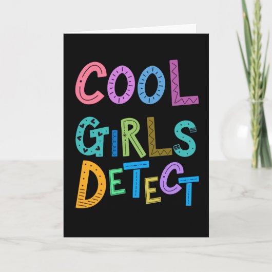 Cool Meisjes Detecteren Metaaldetector Vrouwen Mei Kaart (Voorkant)