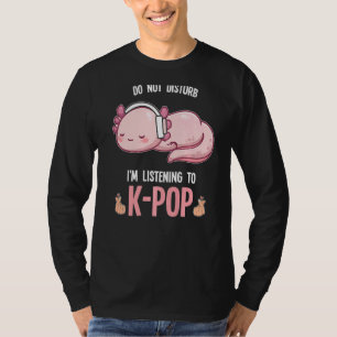 Cool Meisjes Luister naar K Pop Zuid-Korea K Pop T-shirt