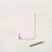 Cool Meisjesjurk - Persoonlijk Post-it® Notes (Op bureau)