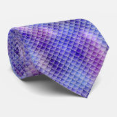 Cool Mermaid Scales Tail Patroon Stropdas (Opgerold)