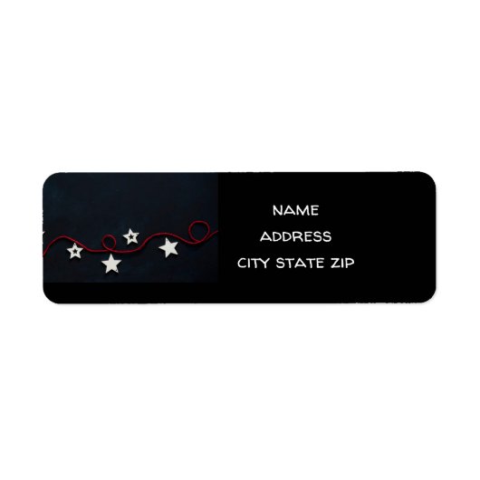 **COOL MERRY CHRISTMAS** RETURADRES ETIKET (Voorkant)