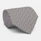 Cool Metal Background met Jouw tekst Stropdas (Opgerold)