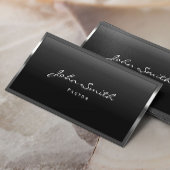 Cool Metal Border Pastor Visitekaartje