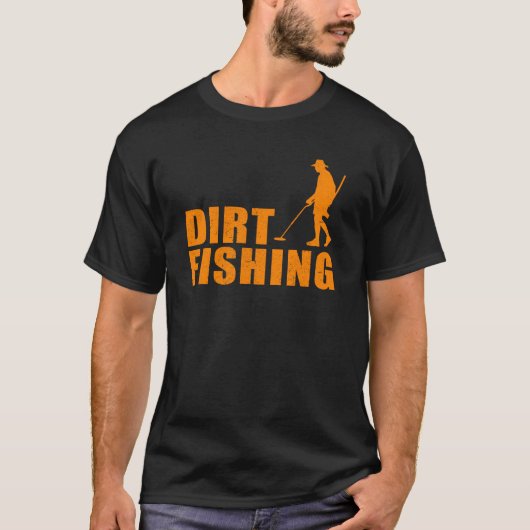 Cool Metal Detection for Men Women Funny Dirt Fis T-shirt (Voorkant)