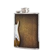 Cool Metal Grunge Electric Guitar Liquor Hip Flask Heupfles (Links)
