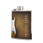 Cool Metal Grunge Electric Guitar Personalized Heupfles (Links)