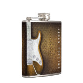 Cool Metal Grunge Electric Guitar Personalized Heupfles (Rechts)