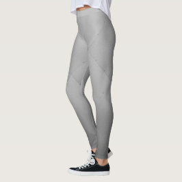 Cool Metallic Aluminium Borden grijs Leggings