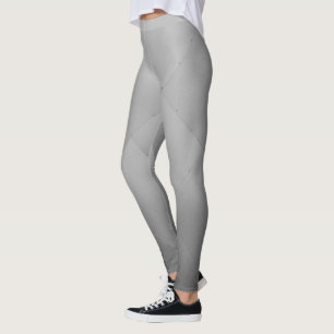 Cool Metallic Aluminium Borden grijs Leggings