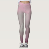 Cool Metallic Aluminium Borden Grijs tot Roze Leggings (Voorkant)