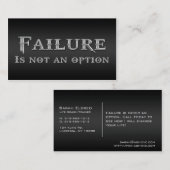 Cool Metallic Life Coach-Visitekaartjes Visitekaartje (Voorkant / Achterkant)