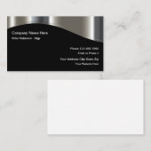 Cool Metallic look Modern Visitekaartje (Voorkant / Achterkant)