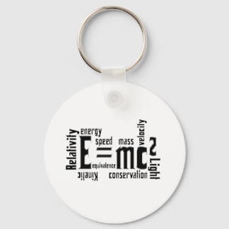 Cool Metallic Science Mass Equivalent Sleutelhanger