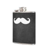 Cool Metallic Steel Kijk uit naar Funny White Must Heupfles (Links)