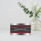 Cool Metallic Unieke Visitekaartjes (Staand voorkant)