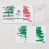 Cool Mexicaans vlagontwerp Visitekaartje (Voorkant / Achterkant)